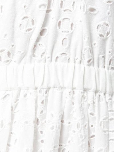 Shop Loveshackfancy Love Shack Fancy Eyelet Frill Dress - White