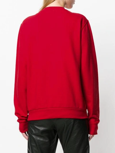 Shop Nil & Mon Embellished Sweatshirt In Red