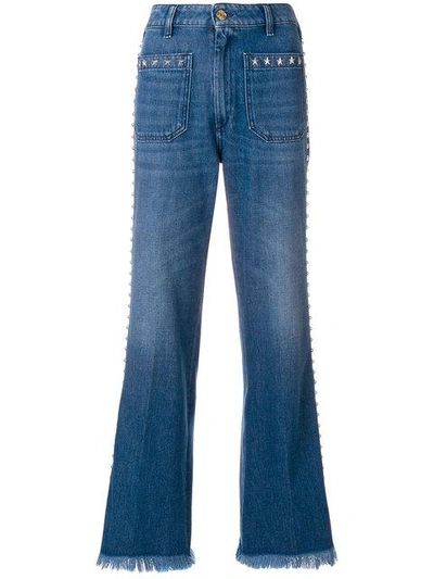 Shop The Seafarer Faded Flared Jeans In Blue