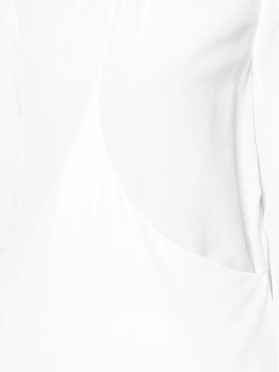 Shop Chloé High Neck Blouse In White