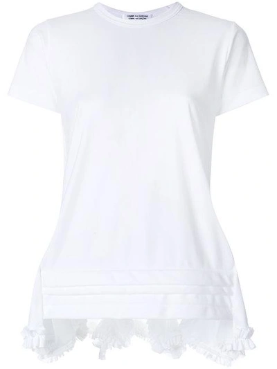 Shop Comme Des Garçons Comme Des Garçons Structured Panel T-shirt - White