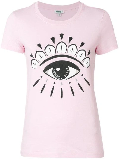 Shop Kenzo Eye T-shirt In Pink