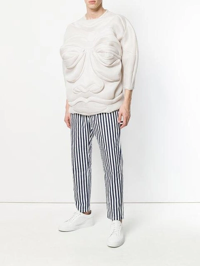 Shop Henrik Vibskov Face Resembling Jumper - Neutrals