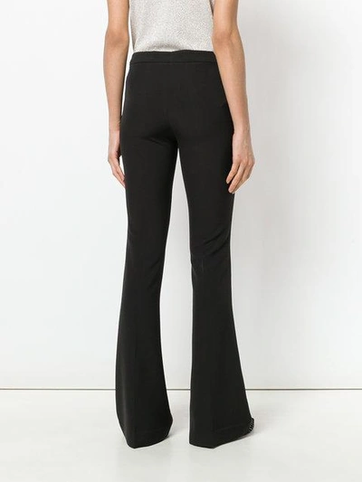 Shop Blanca Flared Trousers - Black