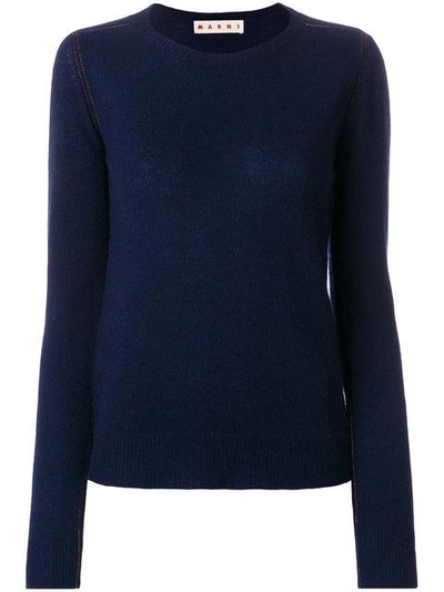 Shop Marni Cashmere Crew Neck Sweater