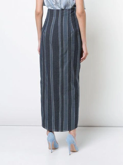 Shop Kimora Lee Simmons Gardenia Skirt In Blue