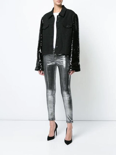 Shop Rta Metallic Leggings