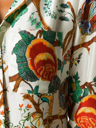 Shop Alberta Ferretti Printed Shirt Dress