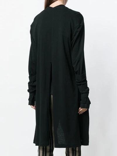 Shop Lost & Found Midi Coat In Black