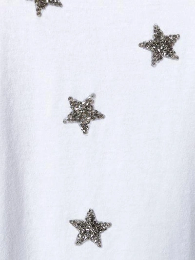 Shop As65 Star Embellished T-shirt - White