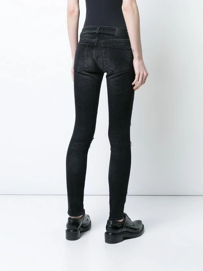 Shop R13 Distressed Skinny Jeans - Black