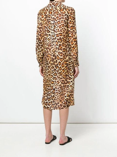 Shop Simonetta Ravizza Agata Leopard Shirt Dress
