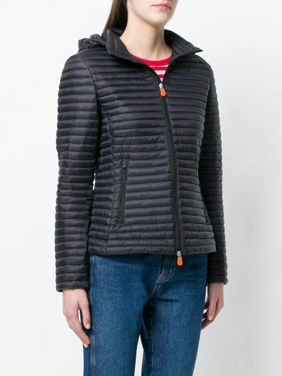 Shop Save The Duck Zipped Padded Jacket
