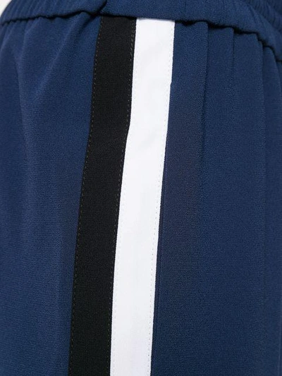 Shop Kenzo Side Stripe Track Pants In Blue