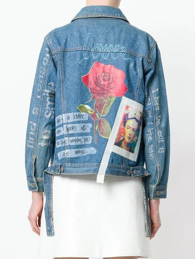 Shop Night Market Distressed Denim Jacket