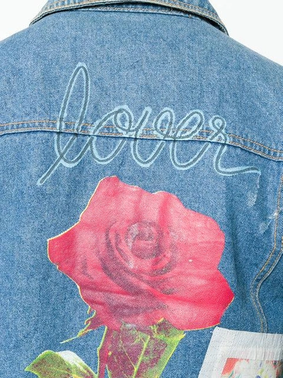 distressed denim jacket