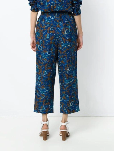 Shop Andrea Marques Belted Trousers In Est Lisboa Ocre