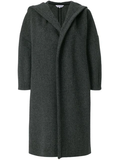 Shop Comme Des Garçons Comme Des Garçons Asymmetric Oversized Coat In Grey