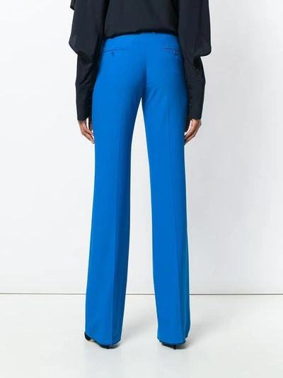 Shop Etro Straight-leg Trousers - Blue