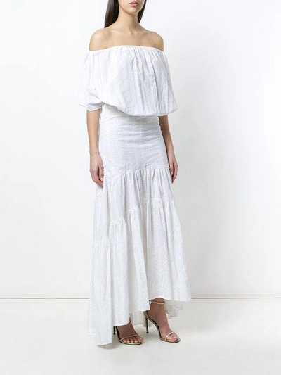 Shop Black Coral Sammy Dress - White