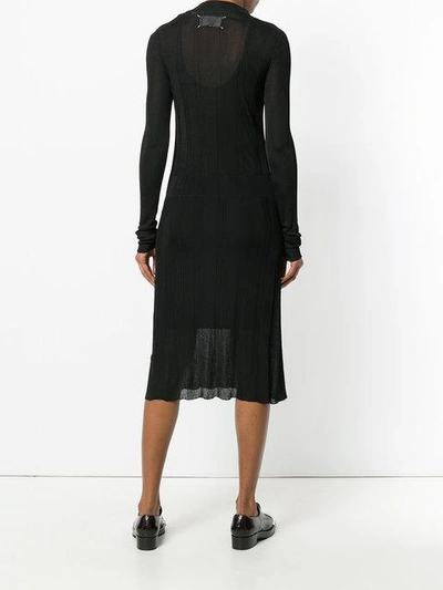 Shop Maison Margiela Ribbed Knit Dress