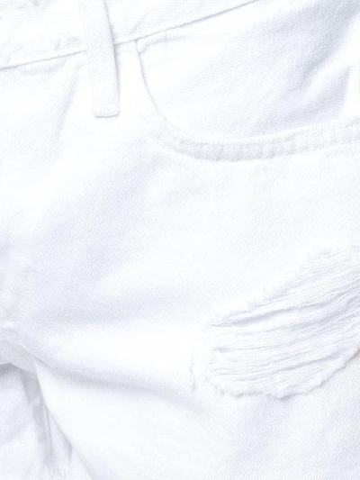 Shop Frame Le Grand Garcon Shorts - White