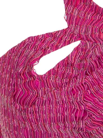 Shop Amir Slama Cut Out Details Bikini Set In Pink