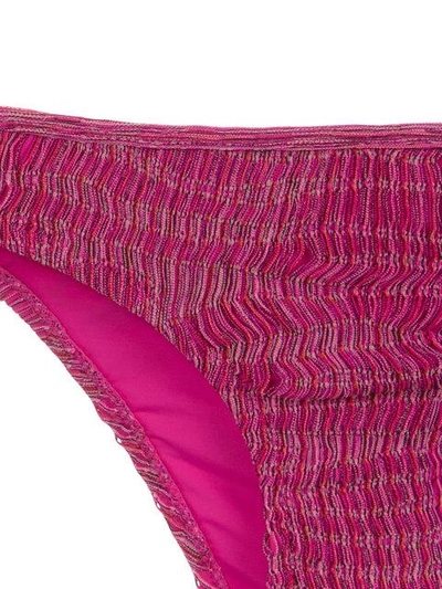 Shop Amir Slama Cut Out Details Bikini Set In Pink