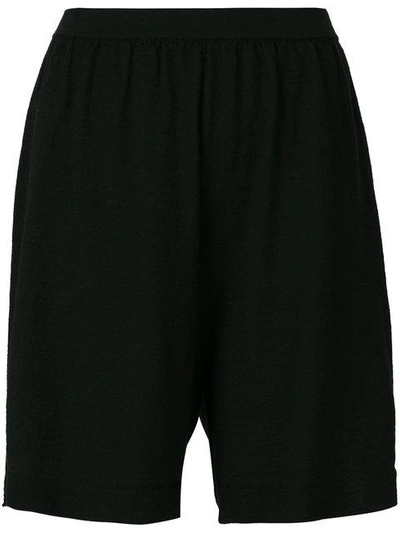 Shop Rick Owens Loose Fit Shorts In Black