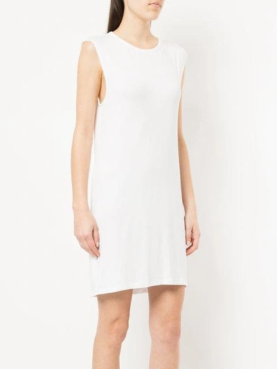 Shop Kacey Devlin Collapse Back Mini Dress - White