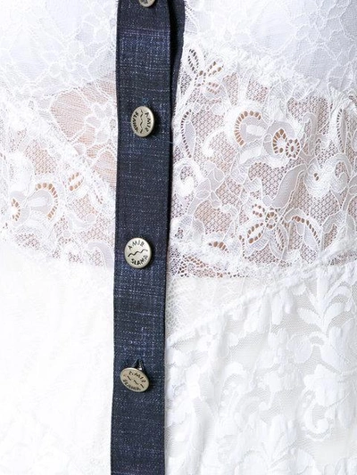 Amir Slama Lace Beach Dress In White