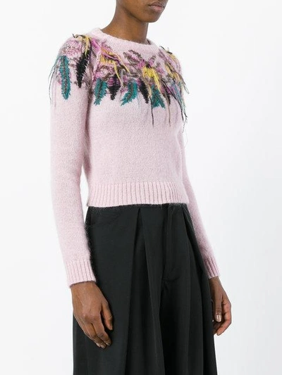 Shop A.f.vandevorst Knit Embellished Jumper