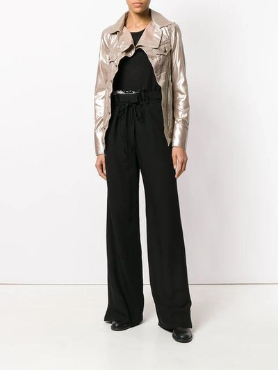 Shop Ann Demeulemeester Wide-leg Trousers In Black