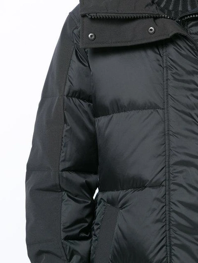 Shop Canada Goose Goose Down Padded Coat In Black