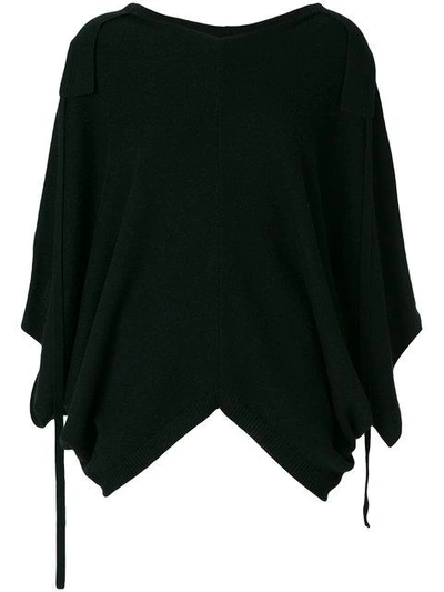 Shop Valentino Cashmere Hooded Jumper In Black