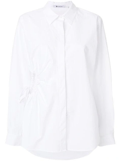Shop Alexander Wang T Cut-out Detail Shirt In White