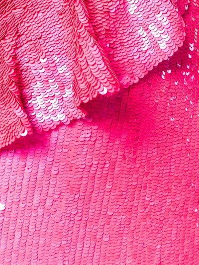 Shop Filles À Papa Sidney Neon One Shoulder Dress In Pink