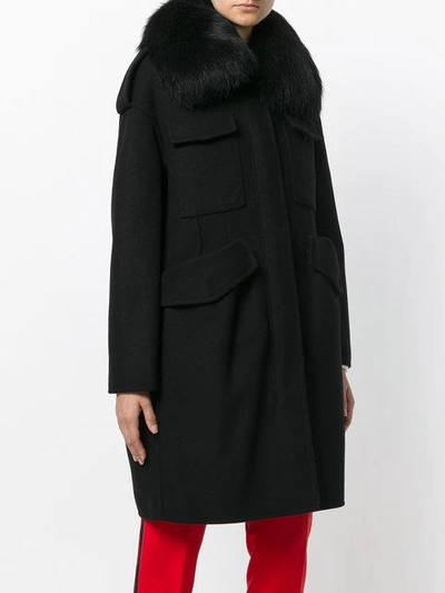 Shop Moncler Phillirea Coat In Black