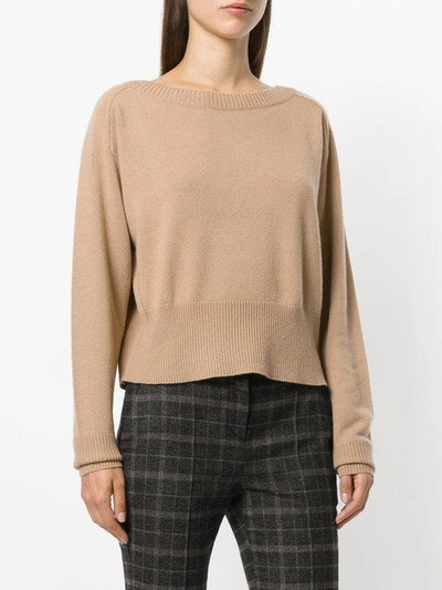 Shop Theory Relaxed Boat Pullover - Nude & Neutrals