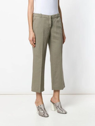 Shop Kiltie Casual Cropped Trousers - Neutrals