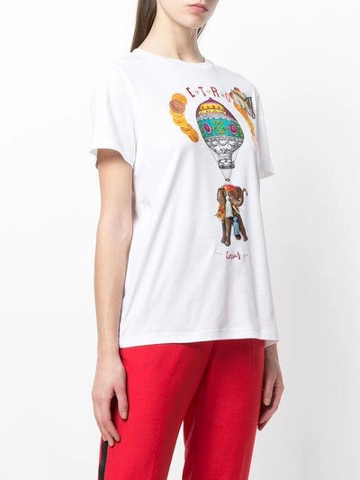 Shop Etro Circus Print T-shirt In White