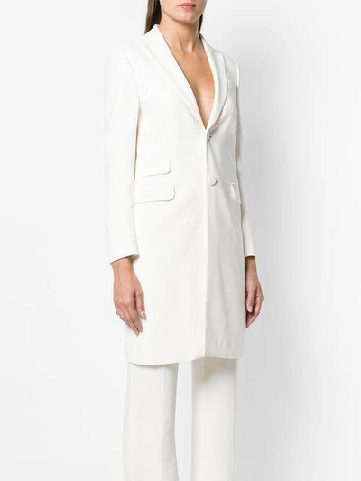 Shop Dsquared2 Single-breasted Coat - White