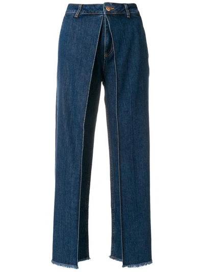 Shop Aalto Cropped Jeans - Blue