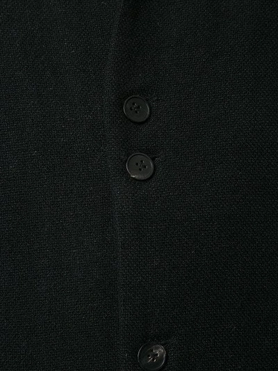 Shop Aleksandr Manamïs Oversized Buttoned Jacket In Black