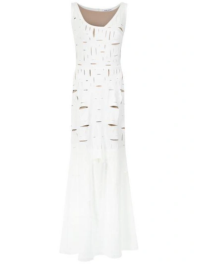 Shop Gloria Coelho Abendkleid Mit Cut-outs - Weiss In White