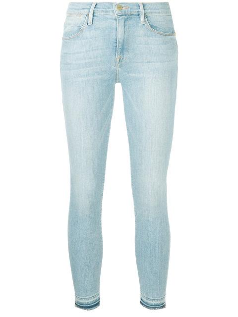 Frame Skinny Jeans In Blue | ModeSens