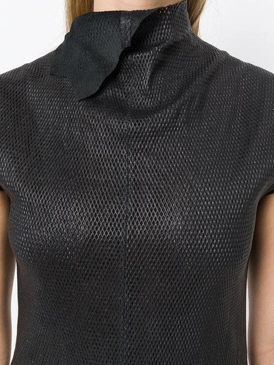Shop Olsthoorn Vanderwilt Asymmetric Fitted Dress In Black