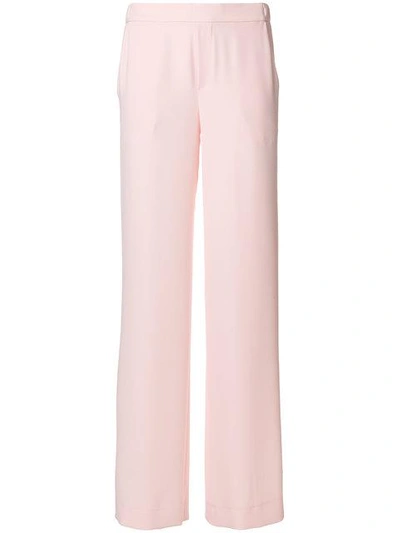 Shop P.a.r.o.s.h Straight Leg Trousers In Pink