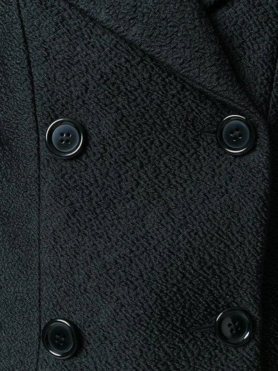 Shop Aspesi Double Breasted Americana Jacket - Black
