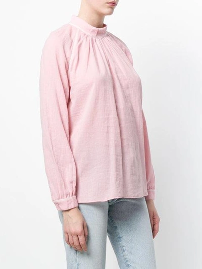 Shop Closed High Neck Blouse - Pink